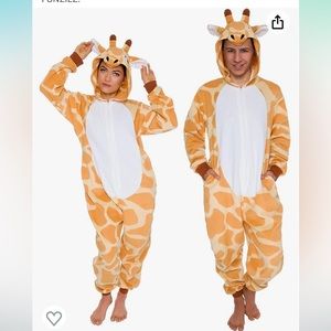 - Animal Halloween Costume - Plush Fruit One Piece  Suit for Women and Men